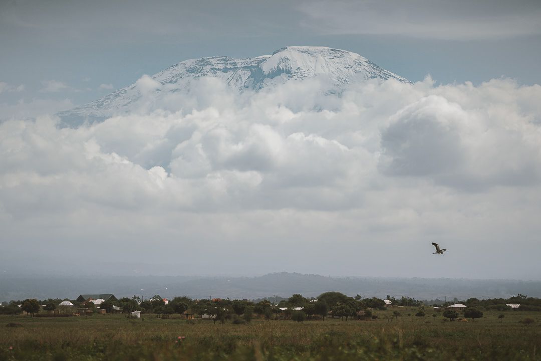 View of Kilimanjaro from a distance