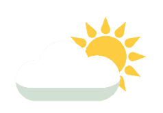 Sun and Cloud Icon